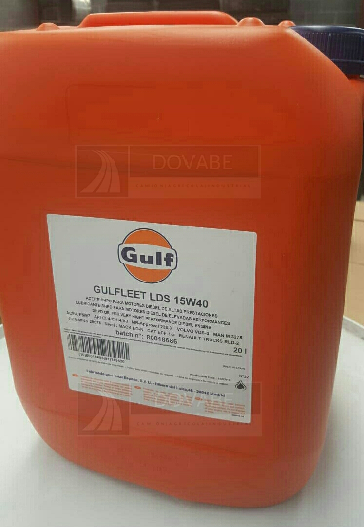 GULF GULFLEET LDS SAE 15W40 20L.