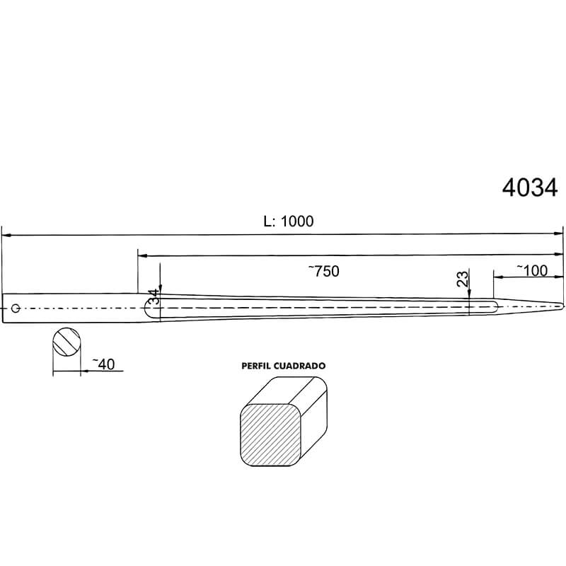 DIENT.4034/1000 NG.K241 AGUJ 12