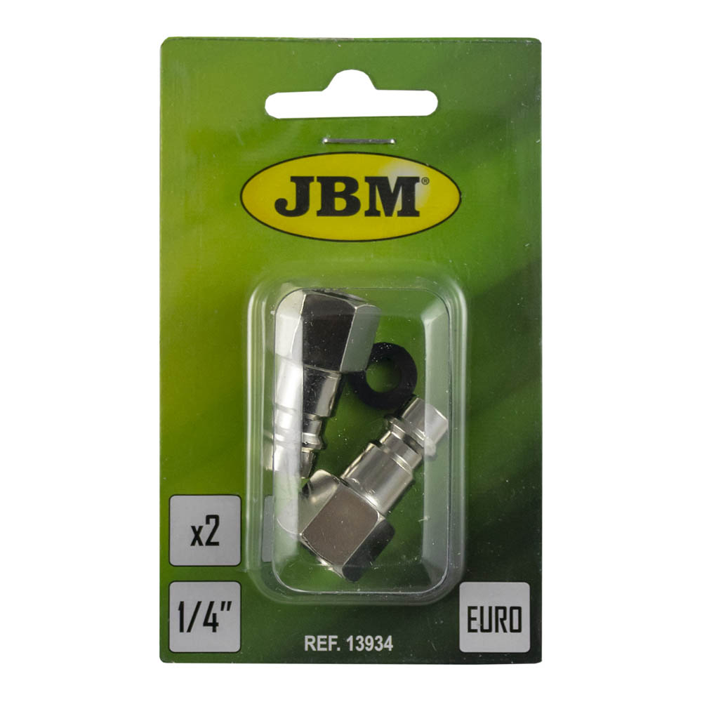 CONECTOR MACHO EUR - ROSCA HEMBRA 1/4&quot; (2UDS)