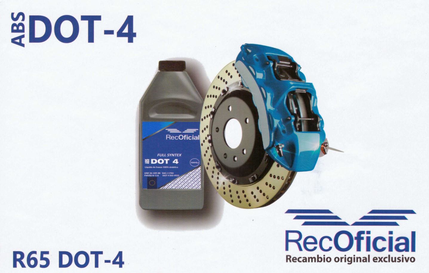 LÍQUIDO DE FRENOS DOT 4 500 ml RecOficial
