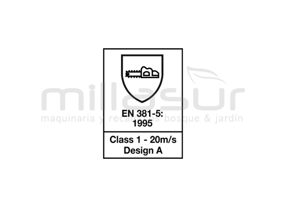 PANTALÓN ANTICORTE NO RISK BASE PRO CLASE 1 - TALLA XL