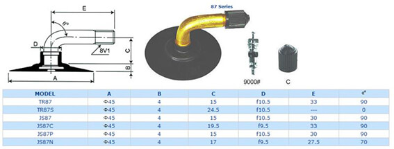 3.50/4.00-6 (VÁLVULA TR87) CÁMARA