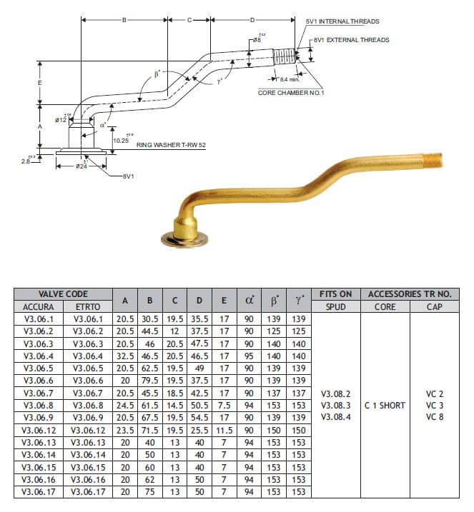 CÁMARA 27x8.5-15 (VÁLVULA TR75A) 