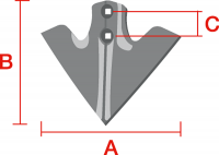 REJA CULTIVADORA BELLOTA 1561-A6