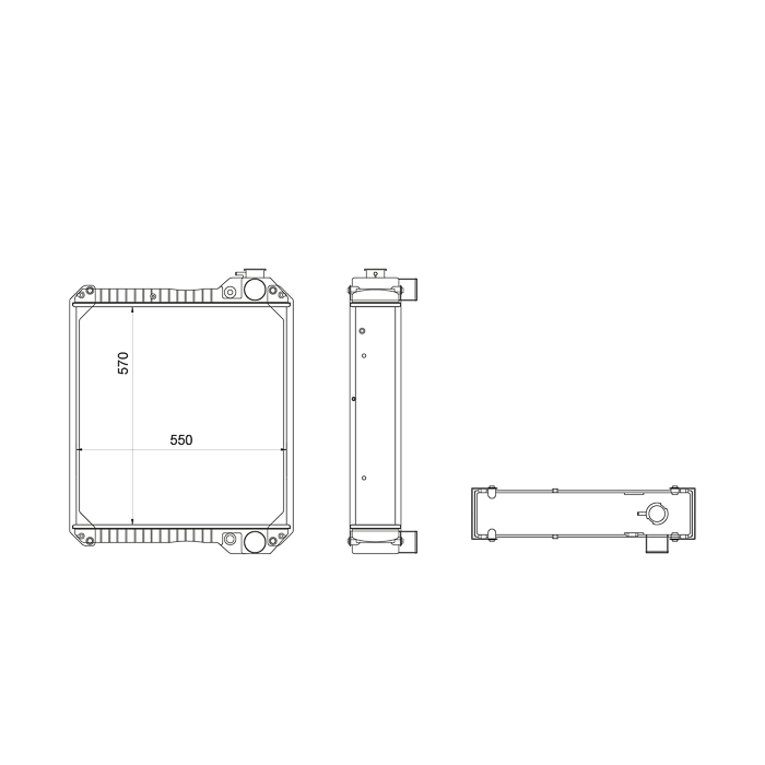 RADIADOR CASE MX 100, MX 110,..244295A1135691A3, 135690A3 REF. 111009019A