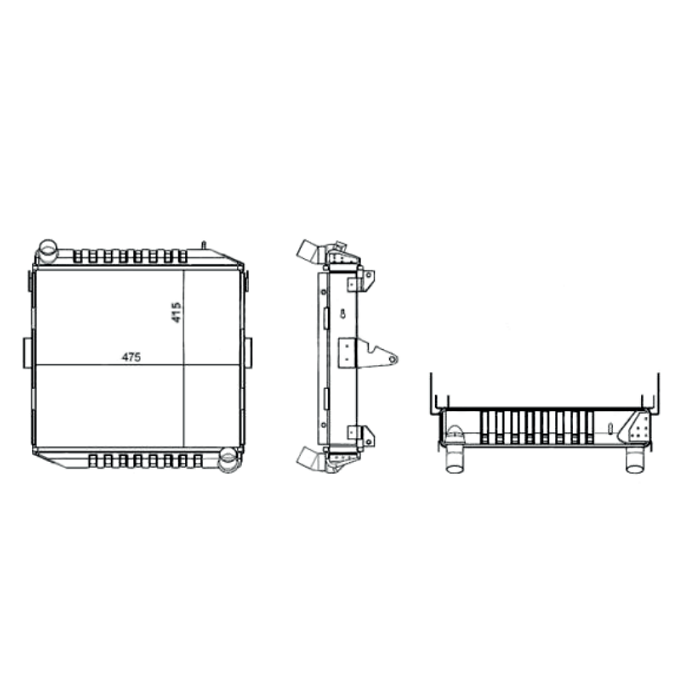RADIADOR DEUTZ AGROTRON REF. 111122004A