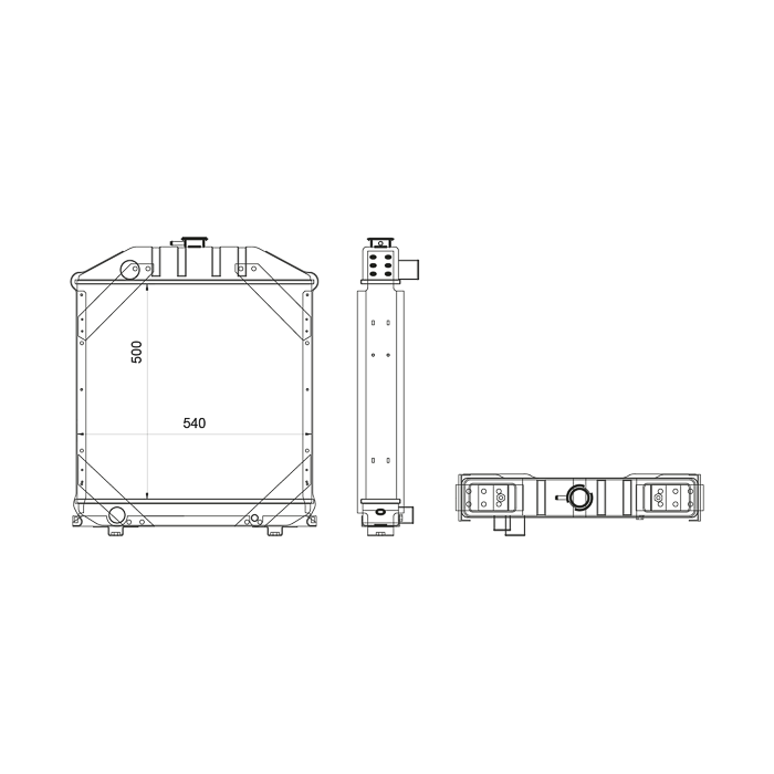 RADIADOR TRACTOR FIAT REF. 111025018A