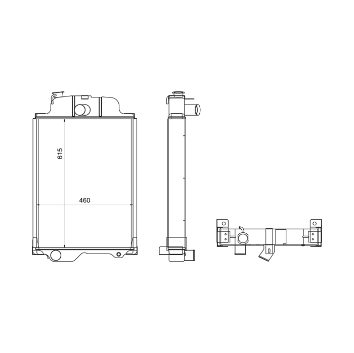 RADIADOR JOHN DEERE REF. 111041012A