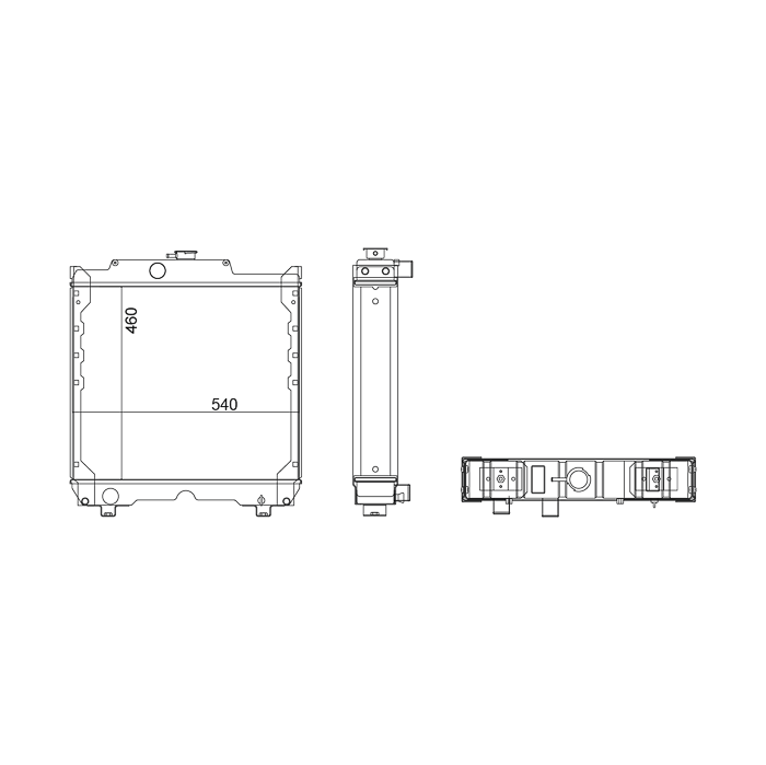RADIADOR CASE IH REF. 111009021B