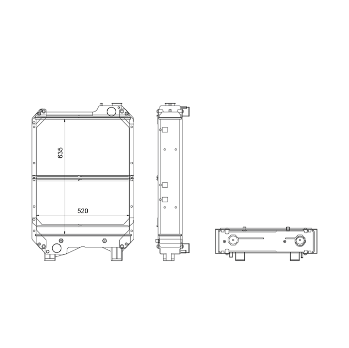 RADIADOR CASE IH REF. 111009025A