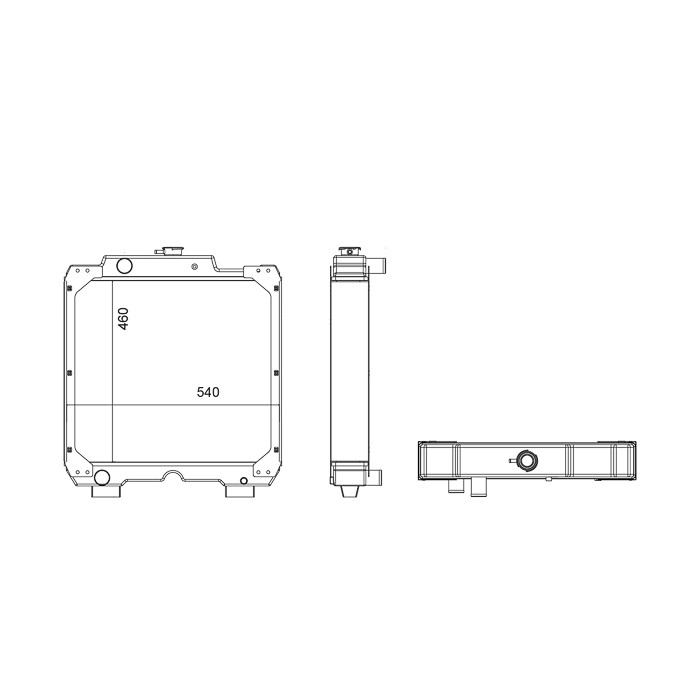 RADIADOR CASE IH / NEW HOLLAND REF. 111009033A
