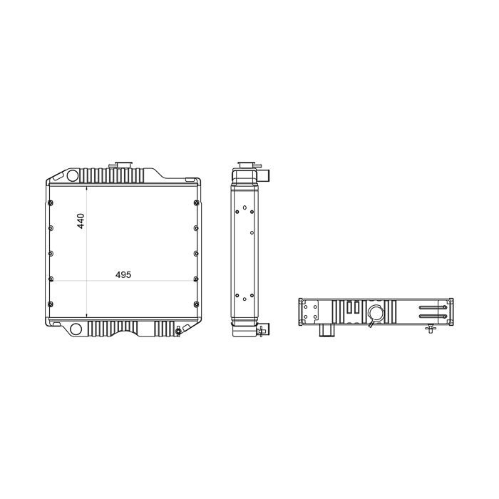 RADIADOR JOHN DEERE REF. 111041014B