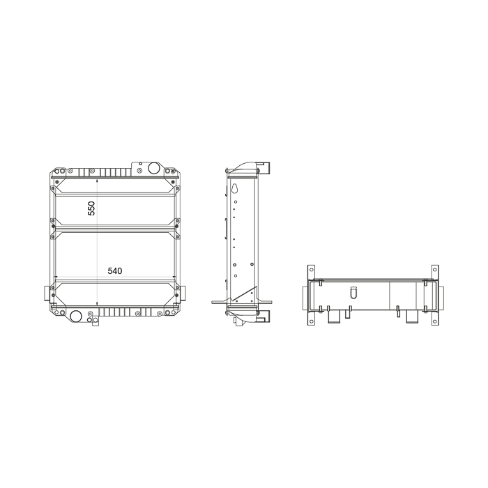 RADIADOR MASSEY FERGUSON REF. 111058017A