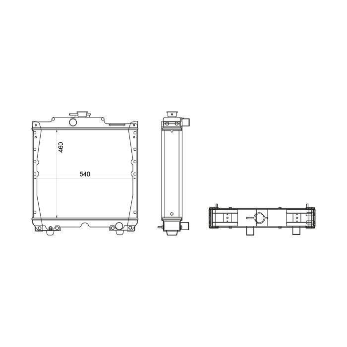 RADIADOR CASE IH / NEW HOLLAND REF. 111060005A