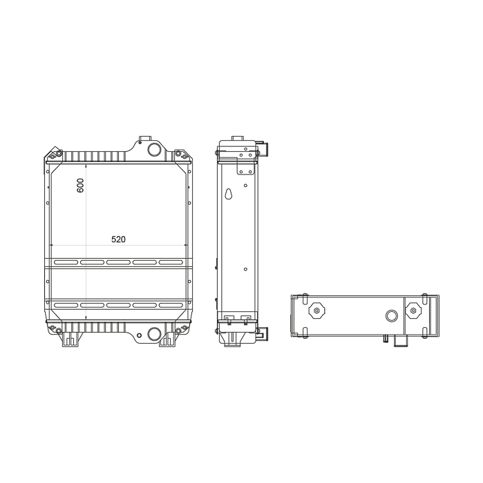 RADIADOR CASE / NEW HOLLAND REF. 111060020A