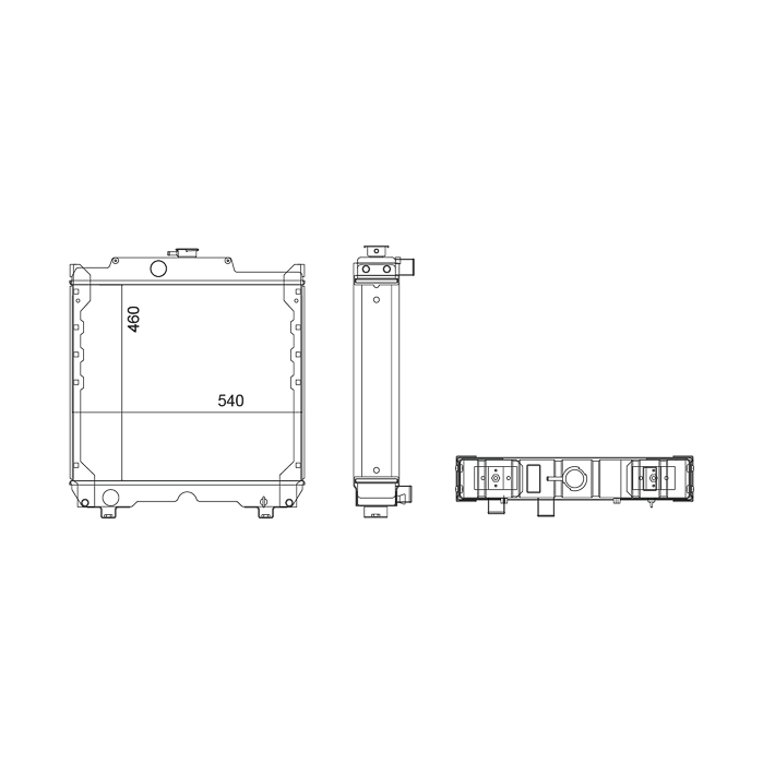 RADIADOR CASE IH / NEW HOLLAND REF. 111060025A
