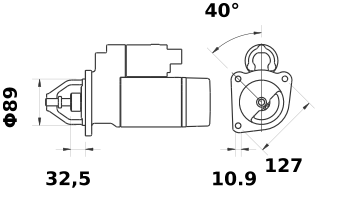 MOTOR DE ARRANQUE MAHLE MS294