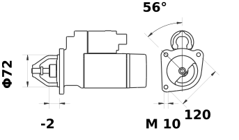 MOTOR DE ARRANQUE MAHLE MS32
