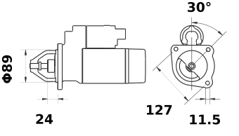 MOTOR DE ARRANQUE MAHLE MS339