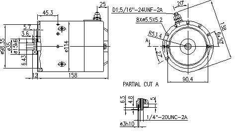 Motor corriente continua MAHLE MM284