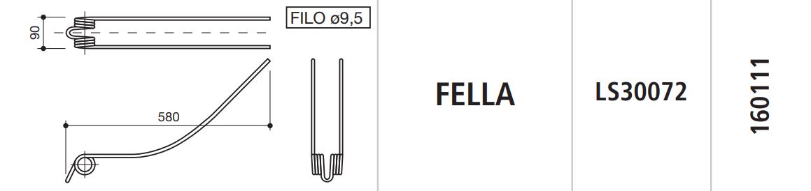 MUELLE RASTRILLO FELLA LS30072