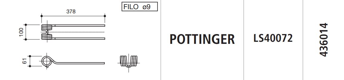 MUELLE RASTRILLO POTTINGER LS40072