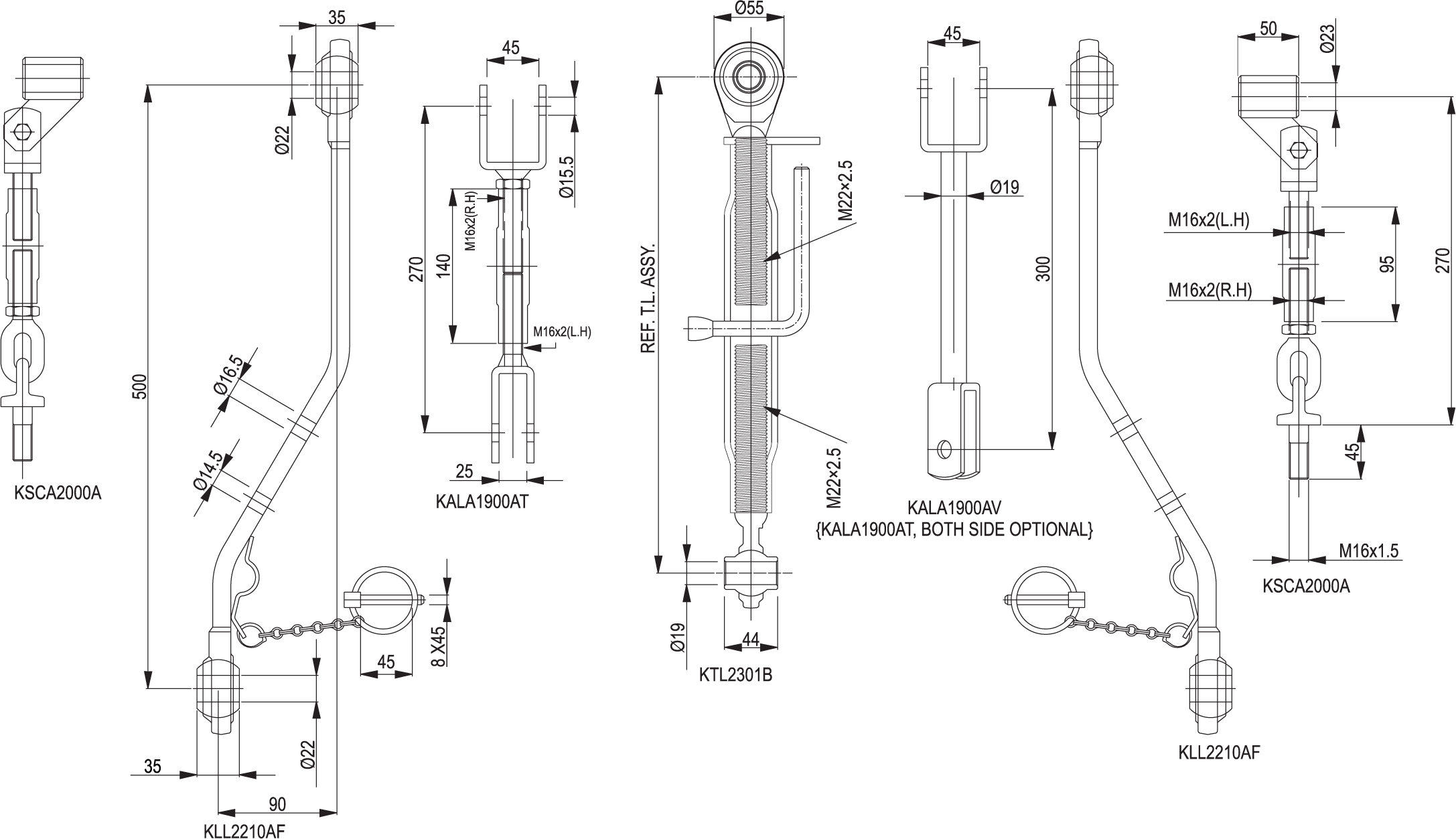 KIT TRIPUNTAL 12X50X500