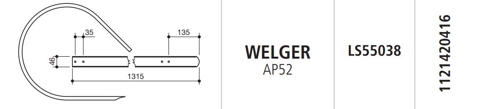 COSTILLA EMPACADORA WELGER AP52 LS55038