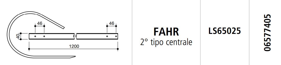 COSTILLA ROTOEMPACADORA FAHR 2º TIPO CENTRAL LS65025
