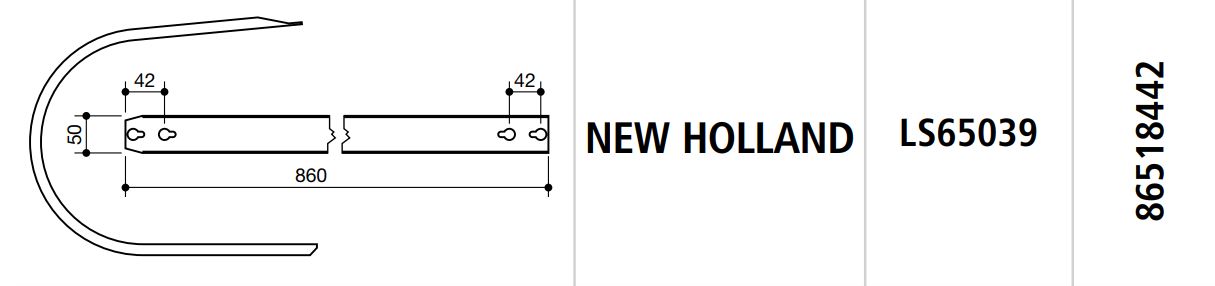 COSTILLA ROTO NEW HOLLAND