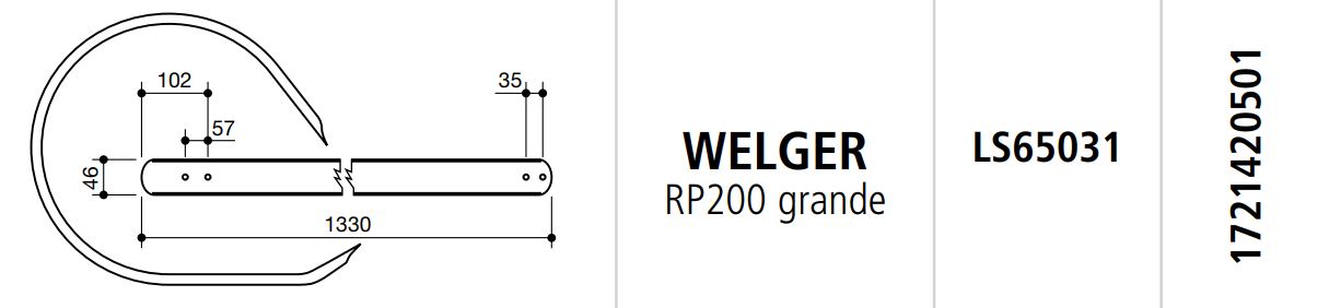 COSTILLA ROTOEMPACADORA WELGER RP200