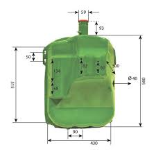 DEPOSITO COMBUSTIBLE 70L. ADAPT. A JOHN DEERE Serie 20/30/40