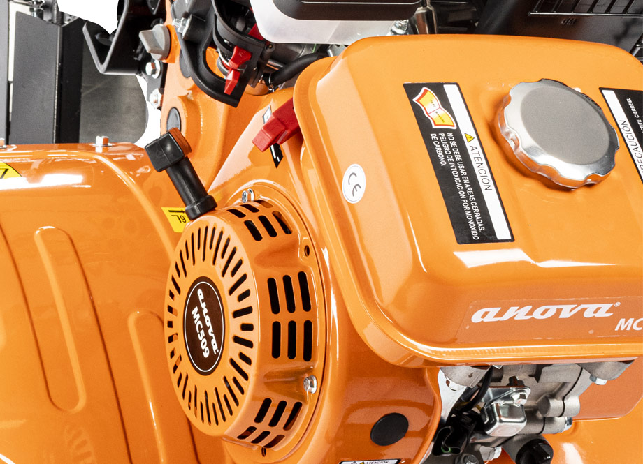 MOTOAZADA ANOVA MC509 7HP - CUCHILLAS GRANDES ( APORCADOR + RUEDAS ) - MARCHAS 3+1