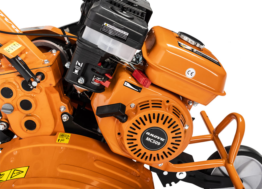 MOTOAZADA ANOVA MC509 7HP - CUCHILLAS GRANDES ( APORCADOR + RUEDAS ) - MARCHAS 3+1