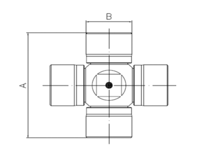 CRUCETA NUDO TRANSMISION 2240A  39.7x115.9mm