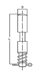 PULSADOR NUDO DE TRANSMISION GP-14 14X85