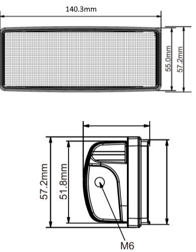FARO TRABAJO LED 3250 Lm HOMOLOGACION ECE R10