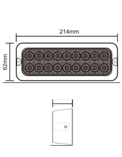 FARO TRABAJO LED 12/24V 3960 Lm HOMOLOGACION ECE R10