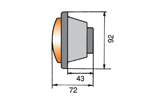 INTERMITENTE TRASERO 12/24 V