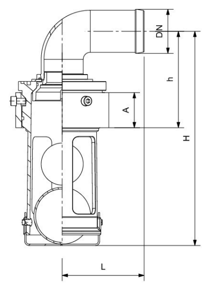 VALVULA Ø=60mm RIV 0410