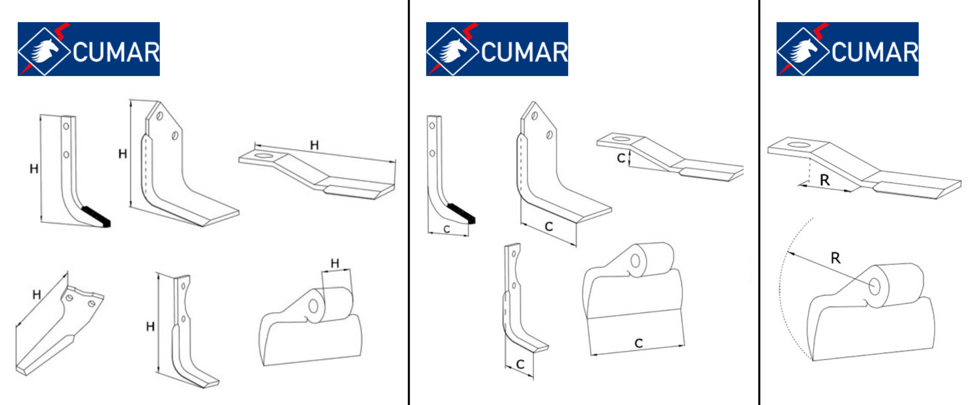 CUCHILLA CUMAR ORS-01 137x60 ORSI 00023002