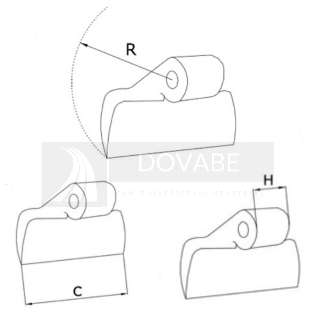 MARTILLO DESBROZADORA ADAPTABLE A KUHN 6061699