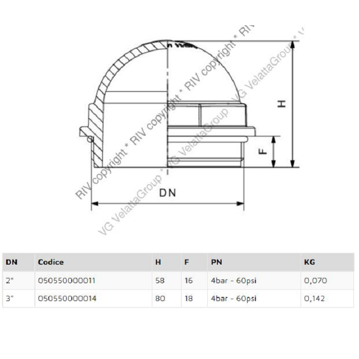 CRISTAL VISOR 3&quot; REDONDO