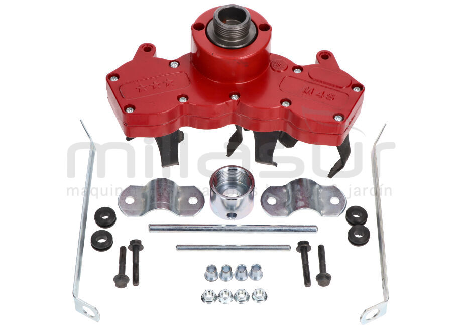 CABEZAL DESMALEZADOR CULTIVADOR DESBROZADORA UNIVERSAL TILLER-4 (PARA TUBO DE 28 26 25,4 25 24 )