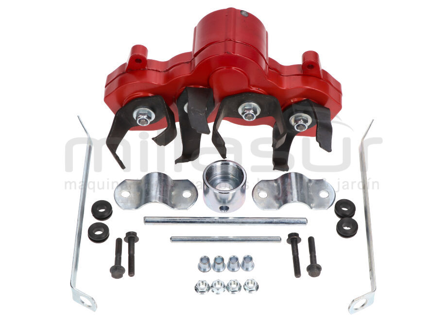 CABEZAL DESMALEZADOR CULTIVADOR DESBROZADORA UNIVERSAL TILLER-4 (PARA TUBO DE 28 26 25,4 25 24 )