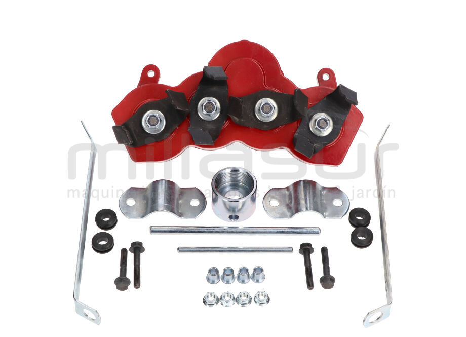 CABEZAL DESMALEZADOR CULTIVADOR DESBROZADORA UNIVERSAL TILLER-4 (PARA TUBO DE 28 26 25,4 25 24 )