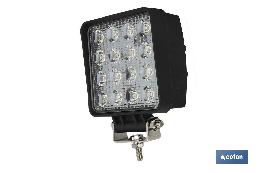 Faro de trabajo 16 Led 48W 3360 Lm