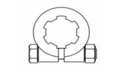 ADAPTADOR 1-3/8&quot; Z.21 (HEMBRA) A 1-3/8&quot; Z.6 (MACHO)