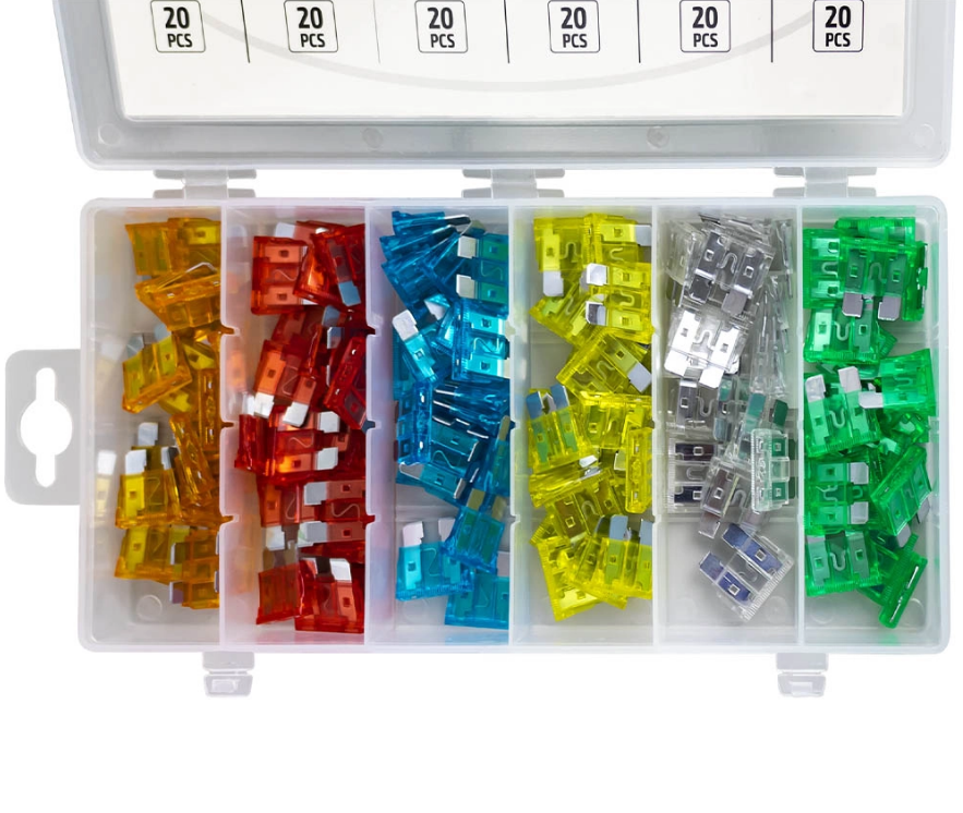 ESTUCHE DE FUSIBLES SURTIDOS 120 Pcs.
