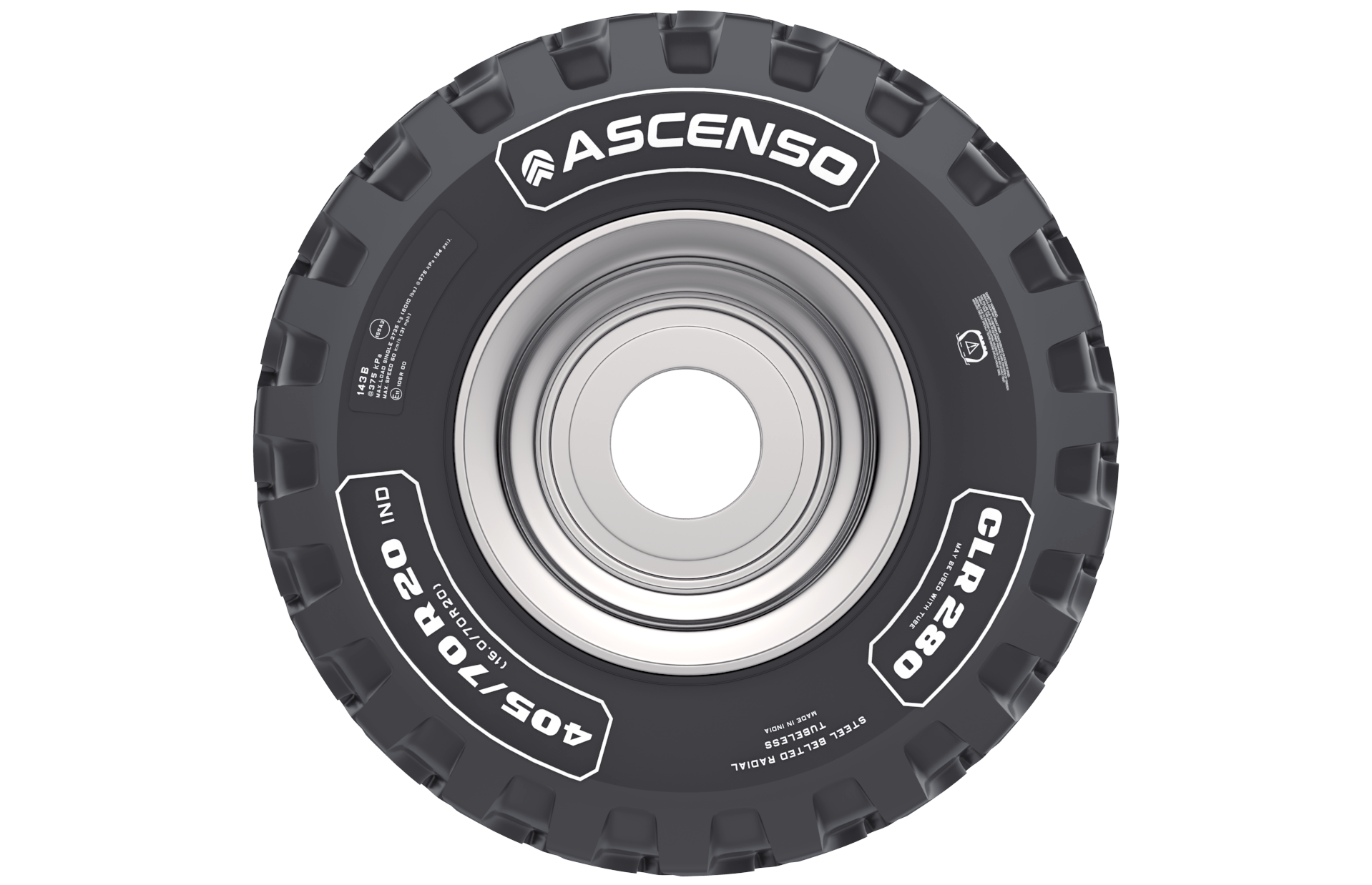 ASCENSO 335/80 R20 CLR280 TL 136B/147A2 S.B.